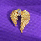 🕊️ Shining Angel Wings Brooch | Guardian & Freedom Pin 🕊️