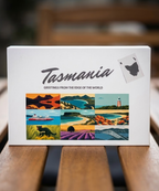 "Greetings from the Edge" Tasmania Highlights Hand-Drawn Postcard