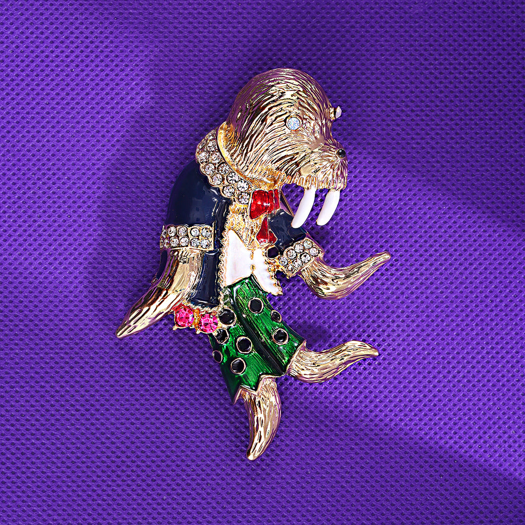 “Bling Bling” (Animal Kingdom Brooch Collection) 🐾