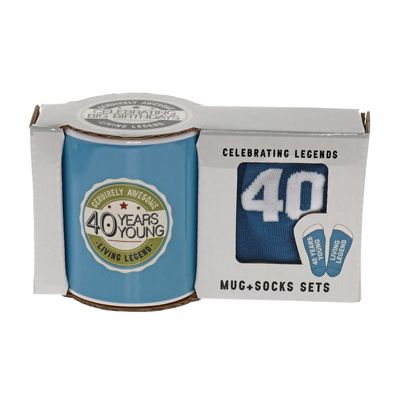 40th Birthday Sock n Mug