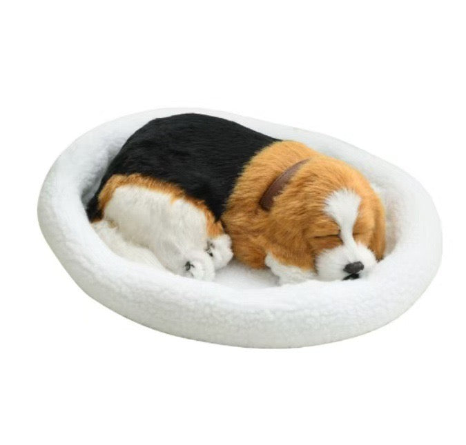 Breathing cats and dogs ornaments with A+ battery