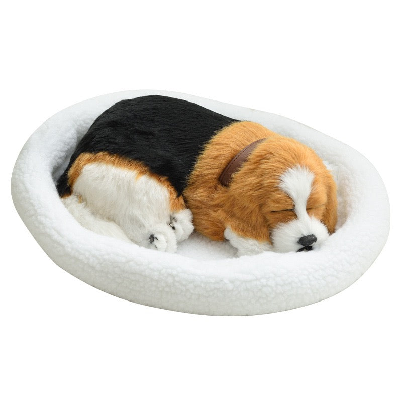 Breathing cats and dogs ornaments with A+ battery