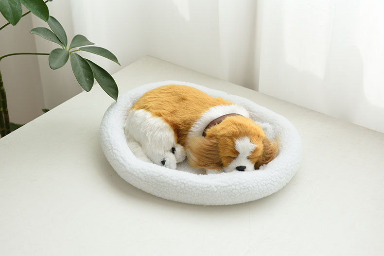 Breathing cats and dogs ornaments with A+ battery