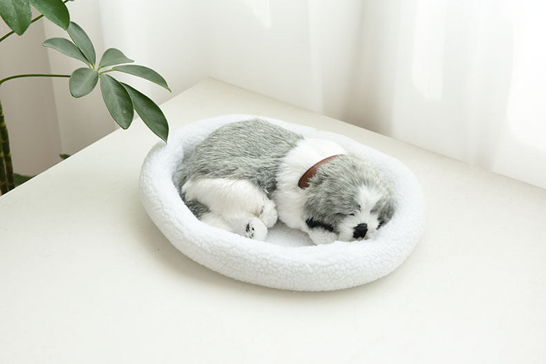 Breathing cats and dogs ornaments with A+ battery