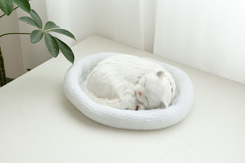 Breathing cats and dogs ornaments with A+ battery