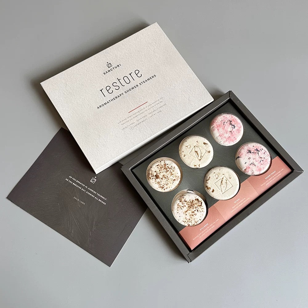 Aromatherapy Shower Steamer Gift Set (Box of 6)