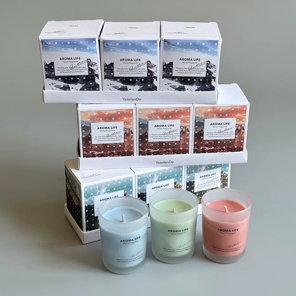 Natural Soy Wax Scented Candle in Gift Box