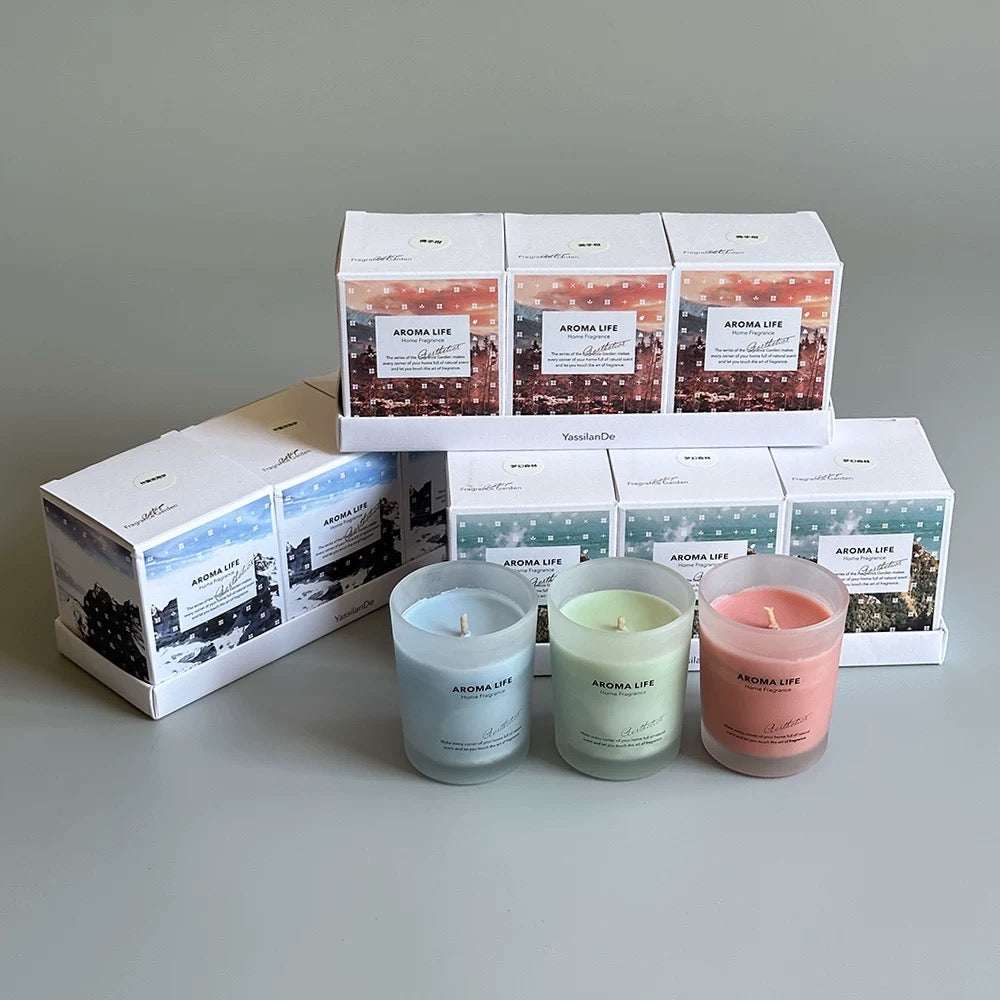 Natural Soy Wax Scented Candle in Gift Box