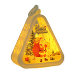 LED Triangle Christmas Lantern Ornament (Multiple Styles)