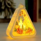 LED Triangle Christmas Lantern Ornament (Multiple Styles)