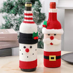 Festive Knit Christmas Wine Bottle Sweaters