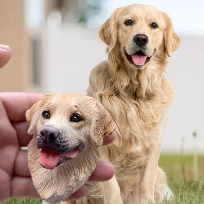 Custom Hand-Painted Pet Sculpture (From Your Photo)