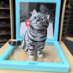 Custom Hand-Painted Pet Sculpture (From Your Photo)