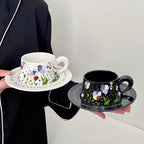 Elegant Coffee Cup Set – Porcelain Cups for Home, Office & Gifts