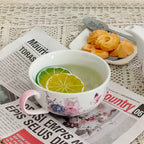 Bone China "Tea for One" Set (Floral Butterfly Design)