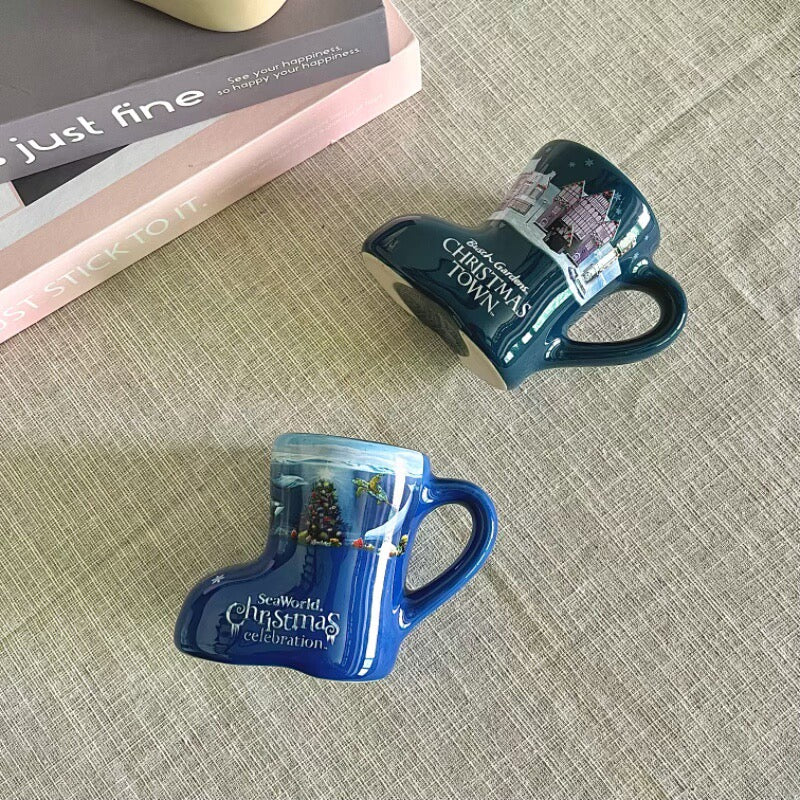 Christmas Boot Mug – Festive Ceramic Holiday Cup