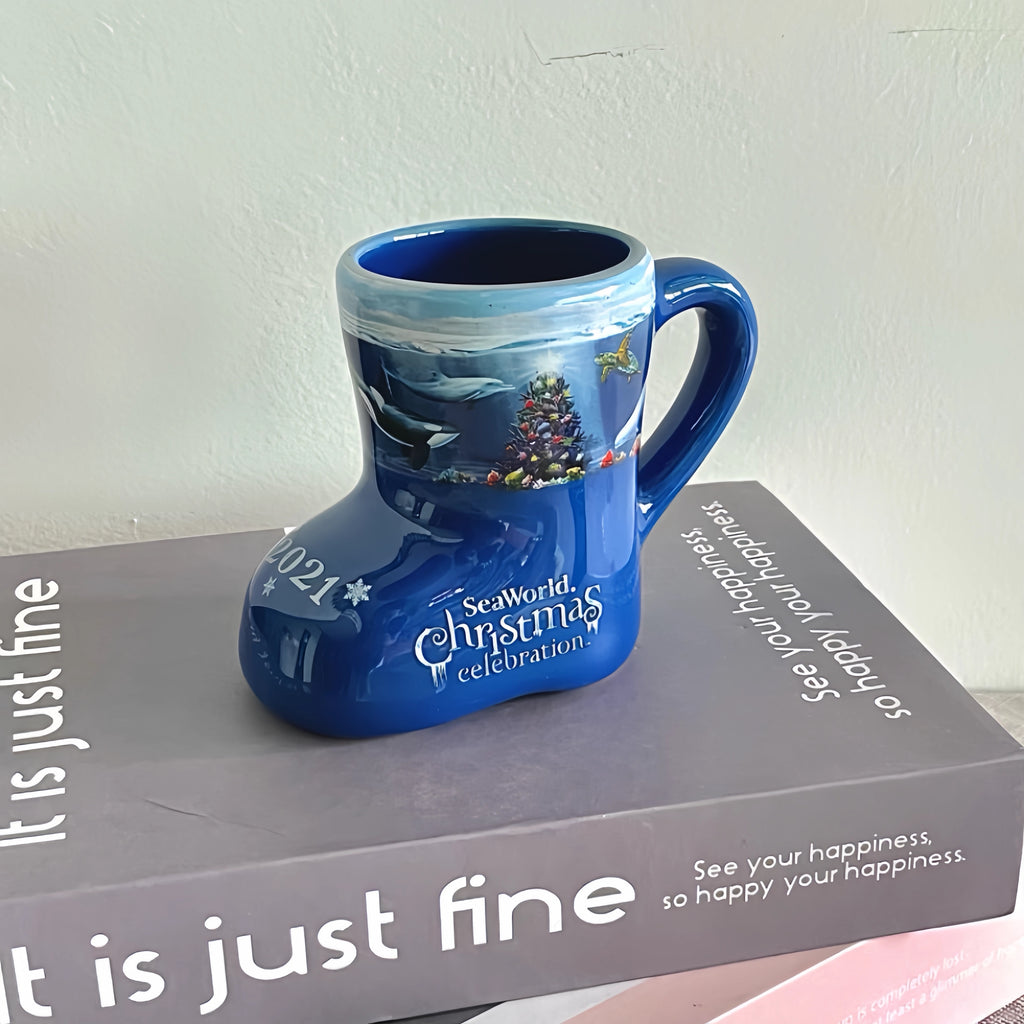 Christmas Boot Mug – Festive Ceramic Holiday Cup