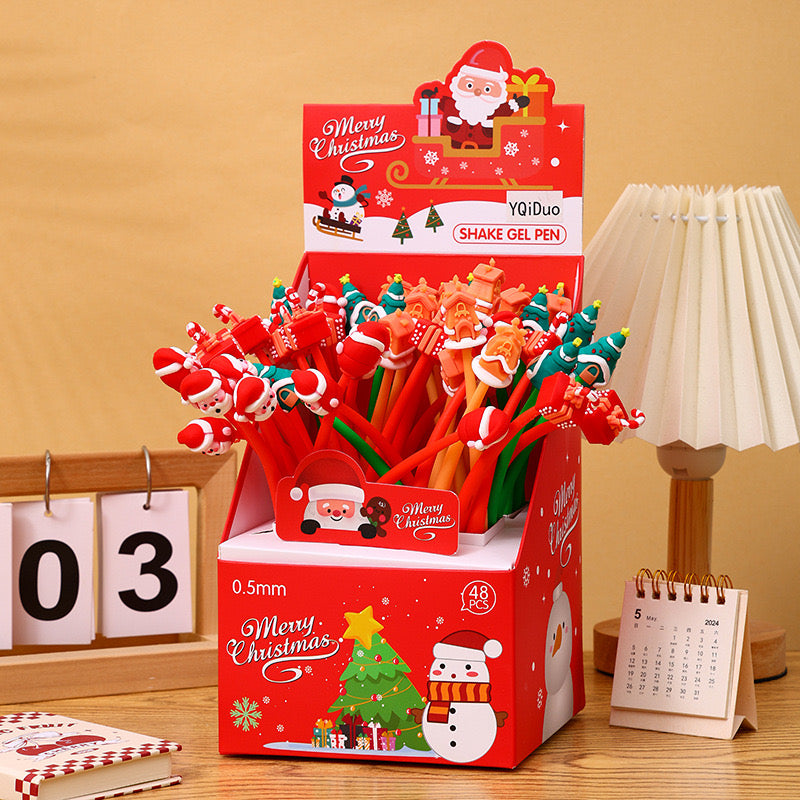 Festive Christmas "Shake" Gel Pens (0.5mm)