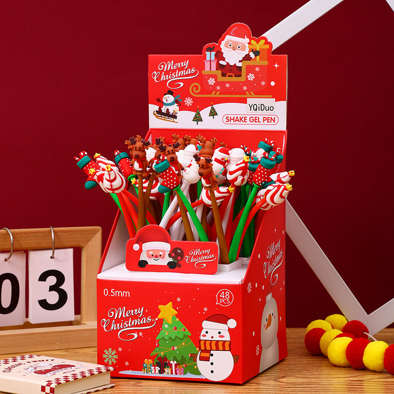 Festive Christmas "Shake" Gel Pens (0.5mm)