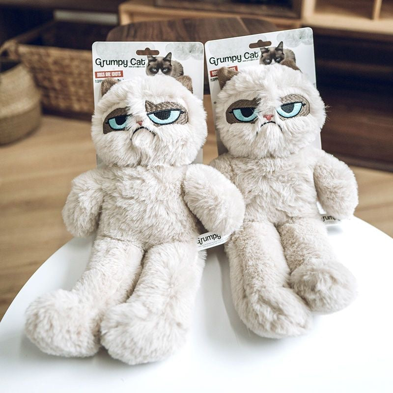 Grumpy Cat Plush Toy – Cute & Funny Stuffed Animal