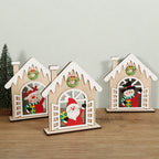 Rustic 3D Wooden Window Ornament (Assorted Characters)
