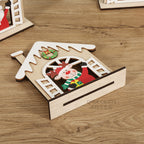 Rustic 3D Wooden Window Ornament (Assorted Characters)