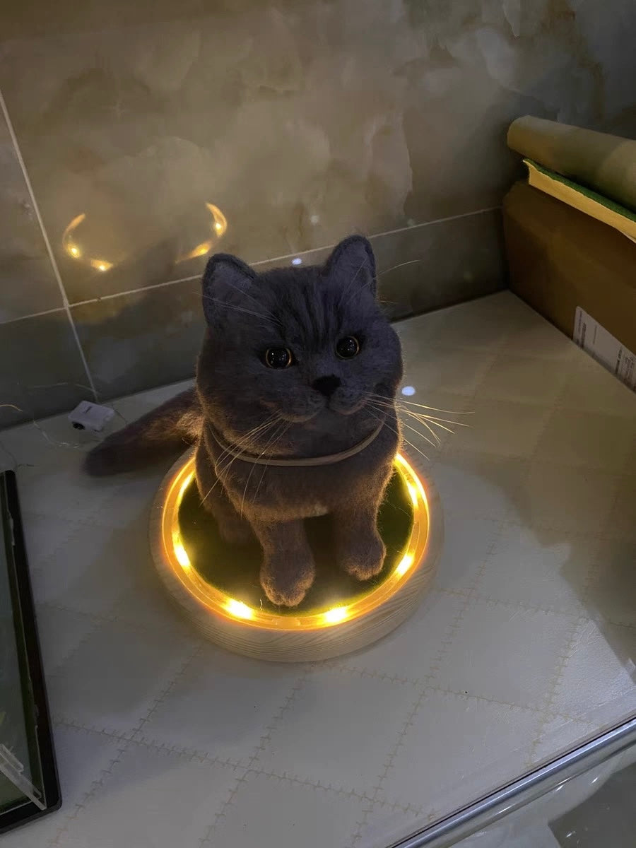 Custom Pet Wool Felt Replica – Handmade Pet Portrait Sculpture