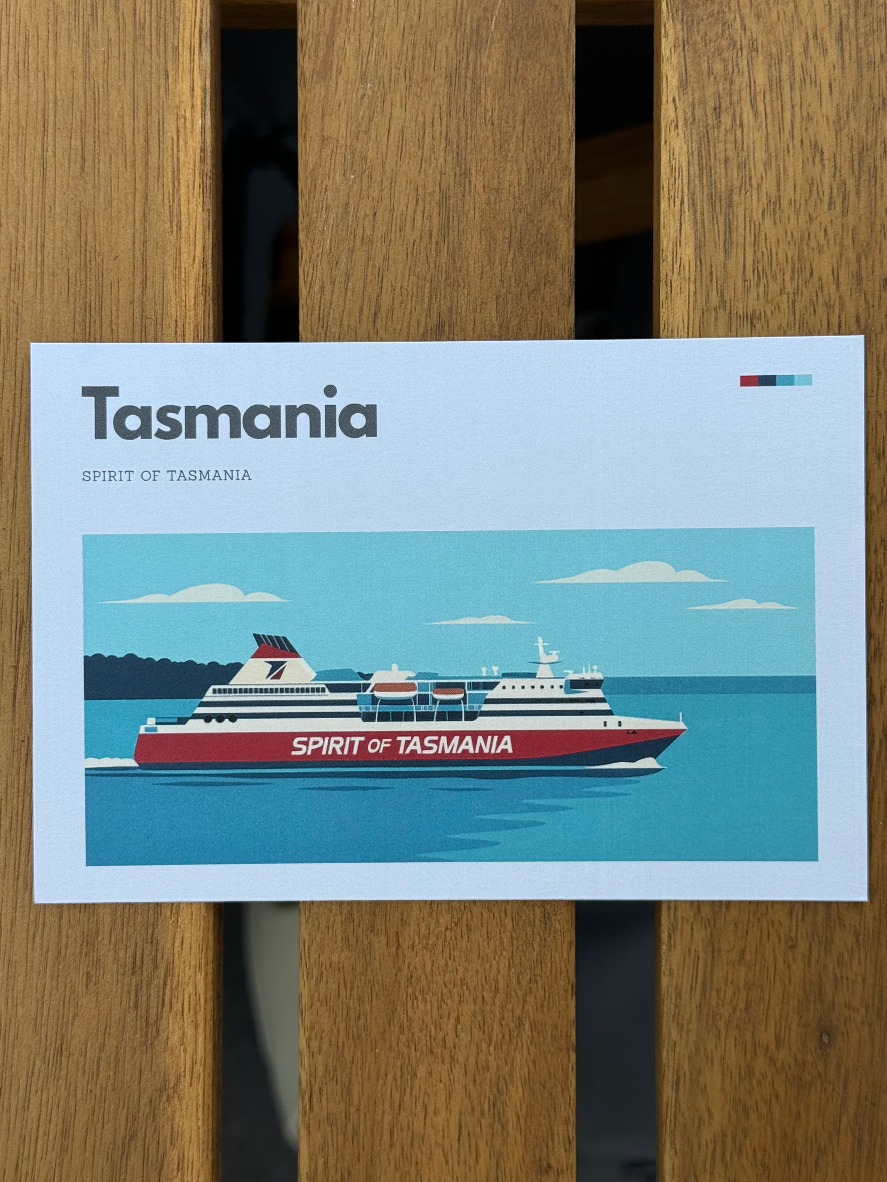 "Greetings from the Edge" Tasmania Highlights Hand-Drawn Postcard