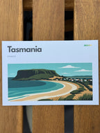 "Greetings from the Edge" Tasmania Highlights Hand-Drawn Postcard