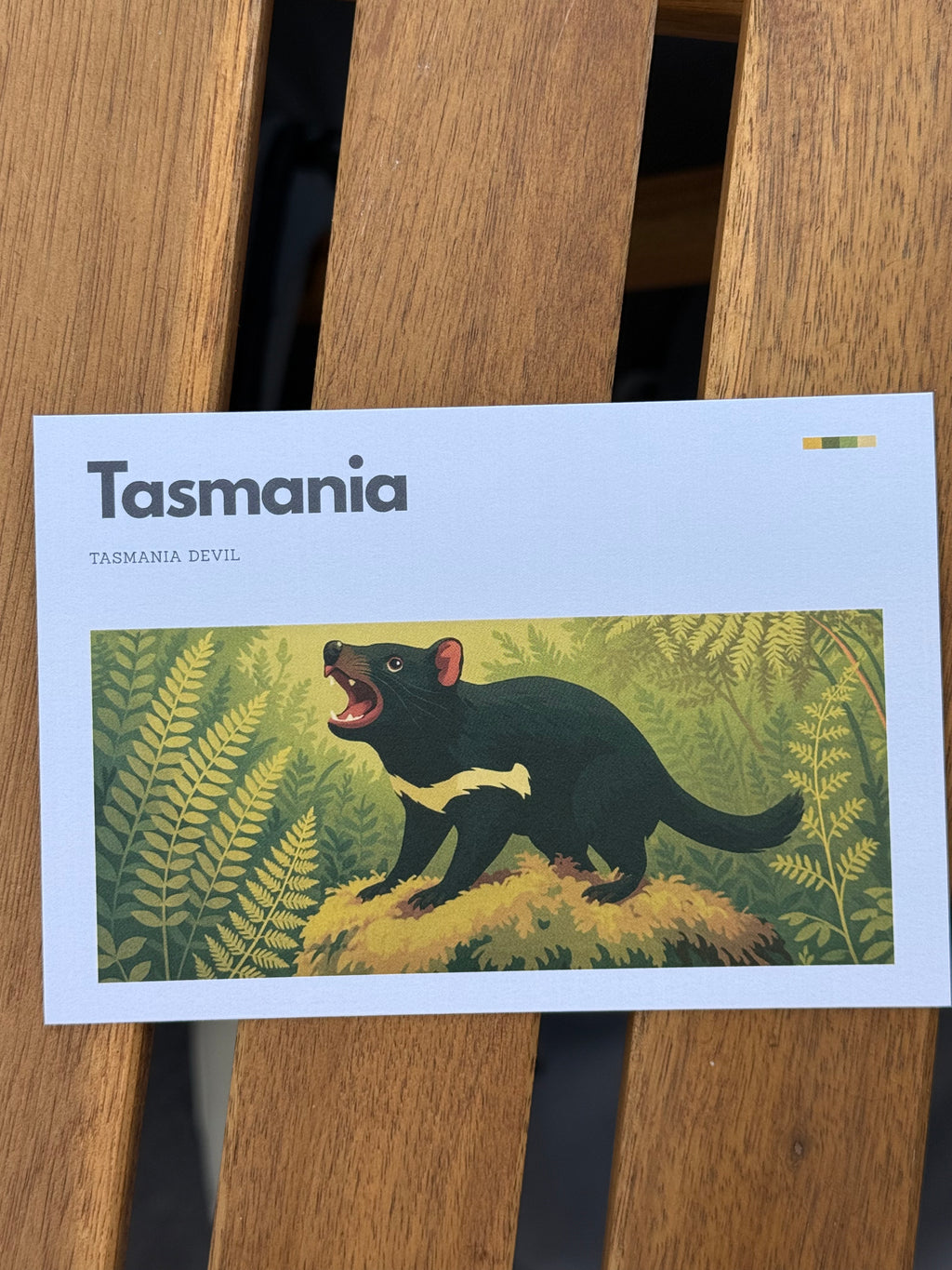 "Greetings from the Edge" Tasmania Highlights Hand-Drawn Postcard
