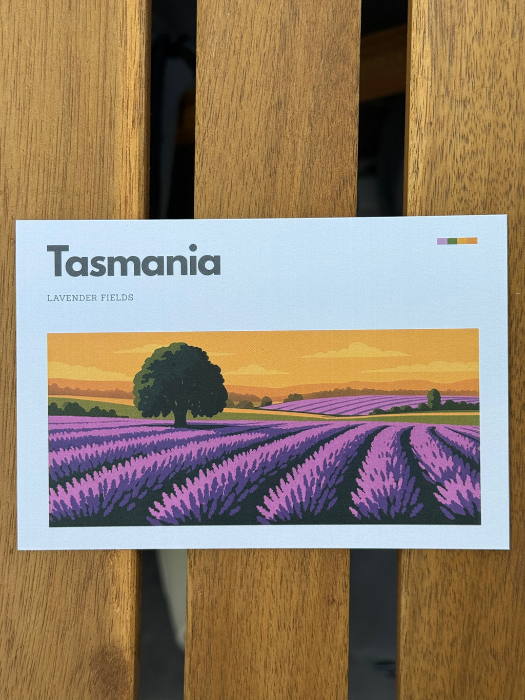 "Greetings from the Edge" Tasmania Highlights Hand-Drawn Postcard