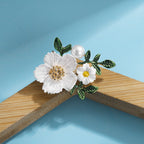 🌿 Fresh Flower Cluster Pearl Brooch | Spring Garden Elegance 🌿