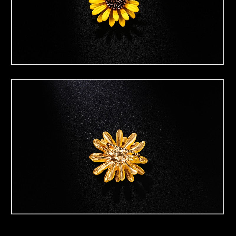 Vibrant Daisy Enamel Pin