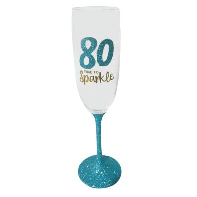 21st/30th/40th/50th/60th/70th/80th Birthday Champagne glasses