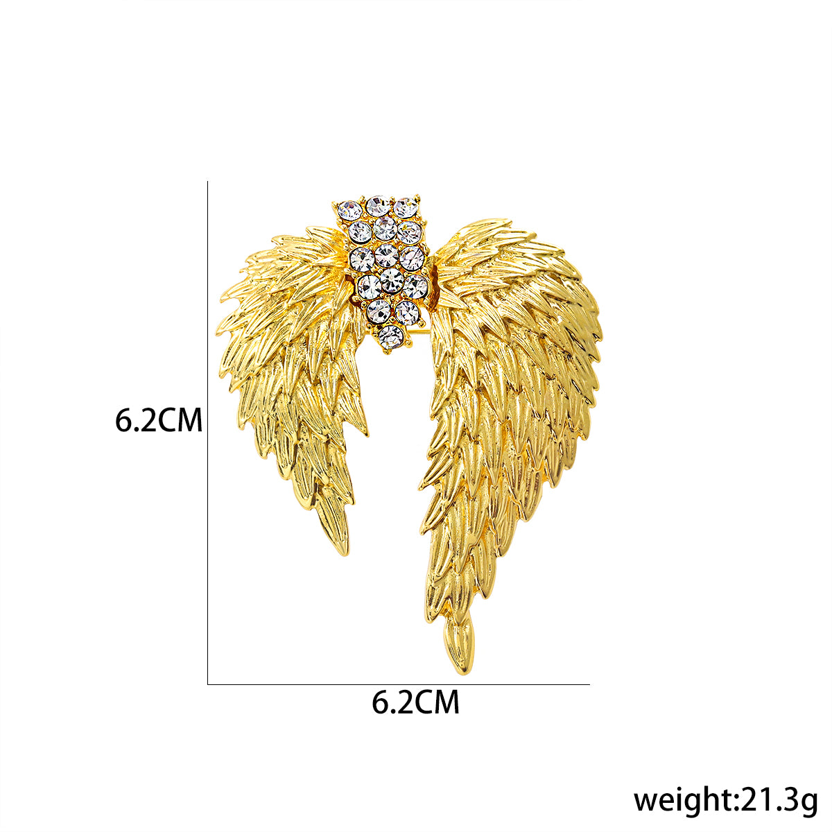 🕊️ Shining Angel Wings Brooch | Guardian & Freedom Pin 🕊️