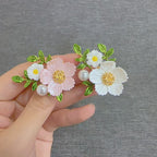 🌿 Fresh Flower Cluster Pearl Brooch | Spring Garden Elegance 🌿