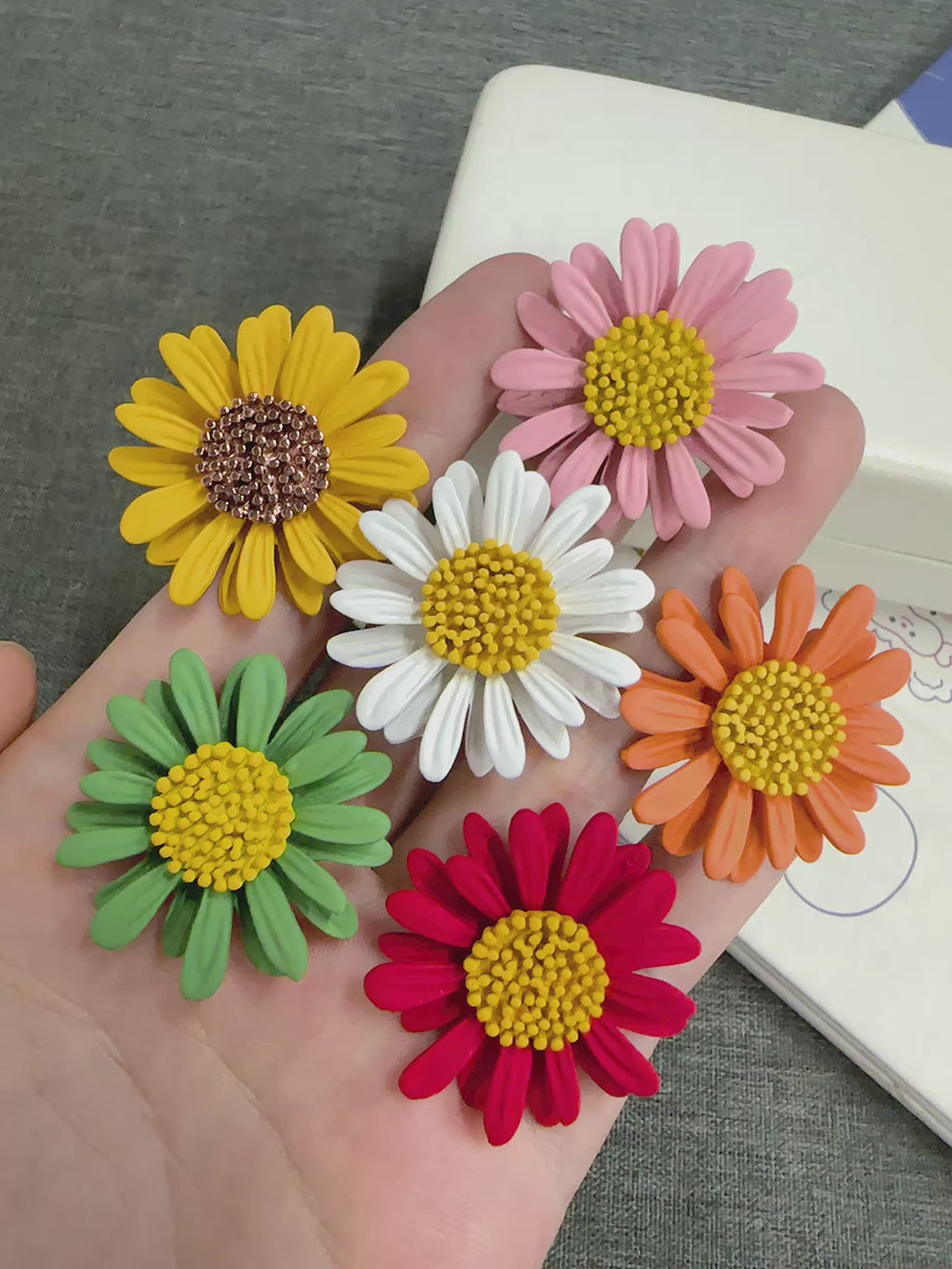 Vibrant Daisy Enamel Pin