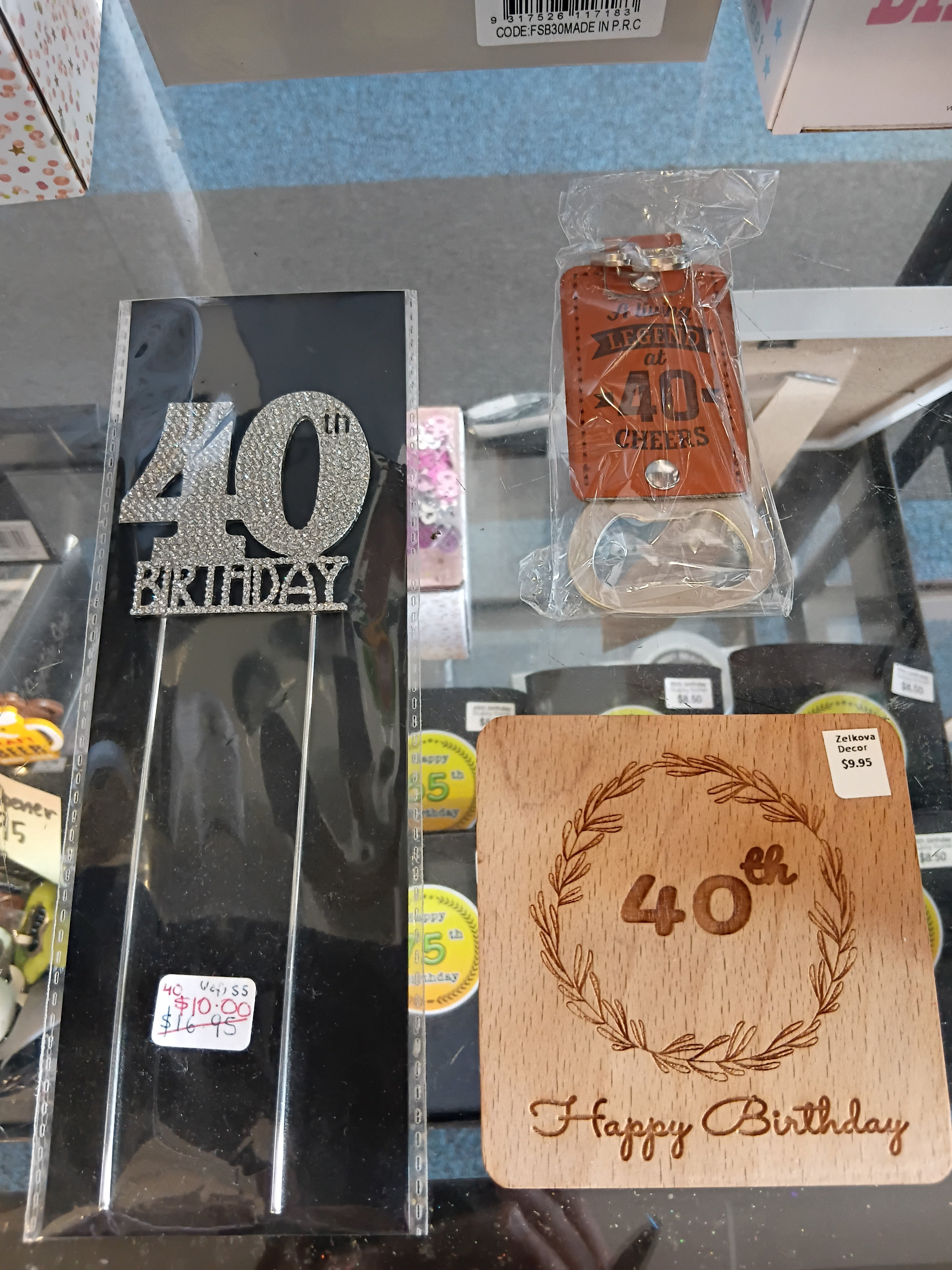 40th Birthday Cake Stand