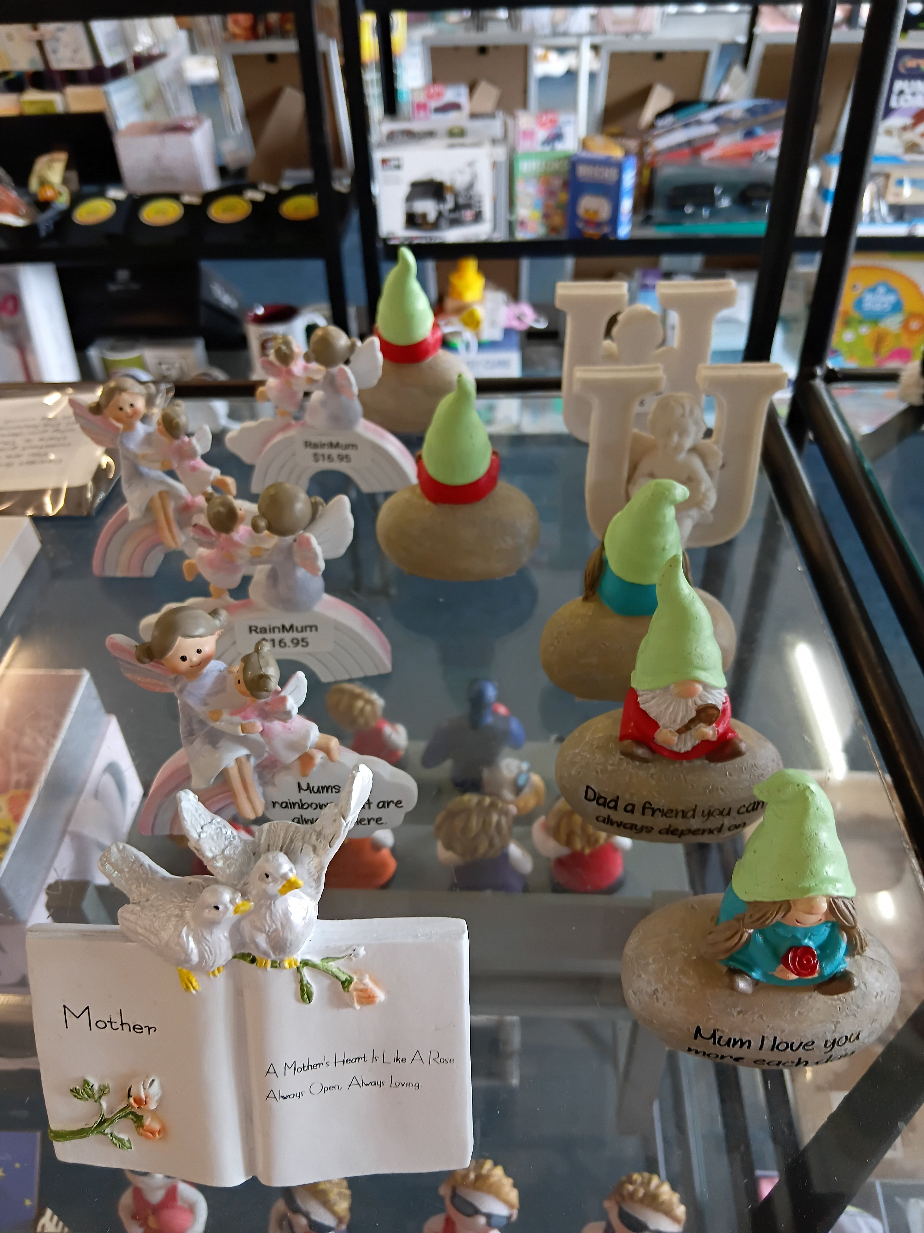 Gifts for Mum Rainbow Angel Plaques n Book Stand