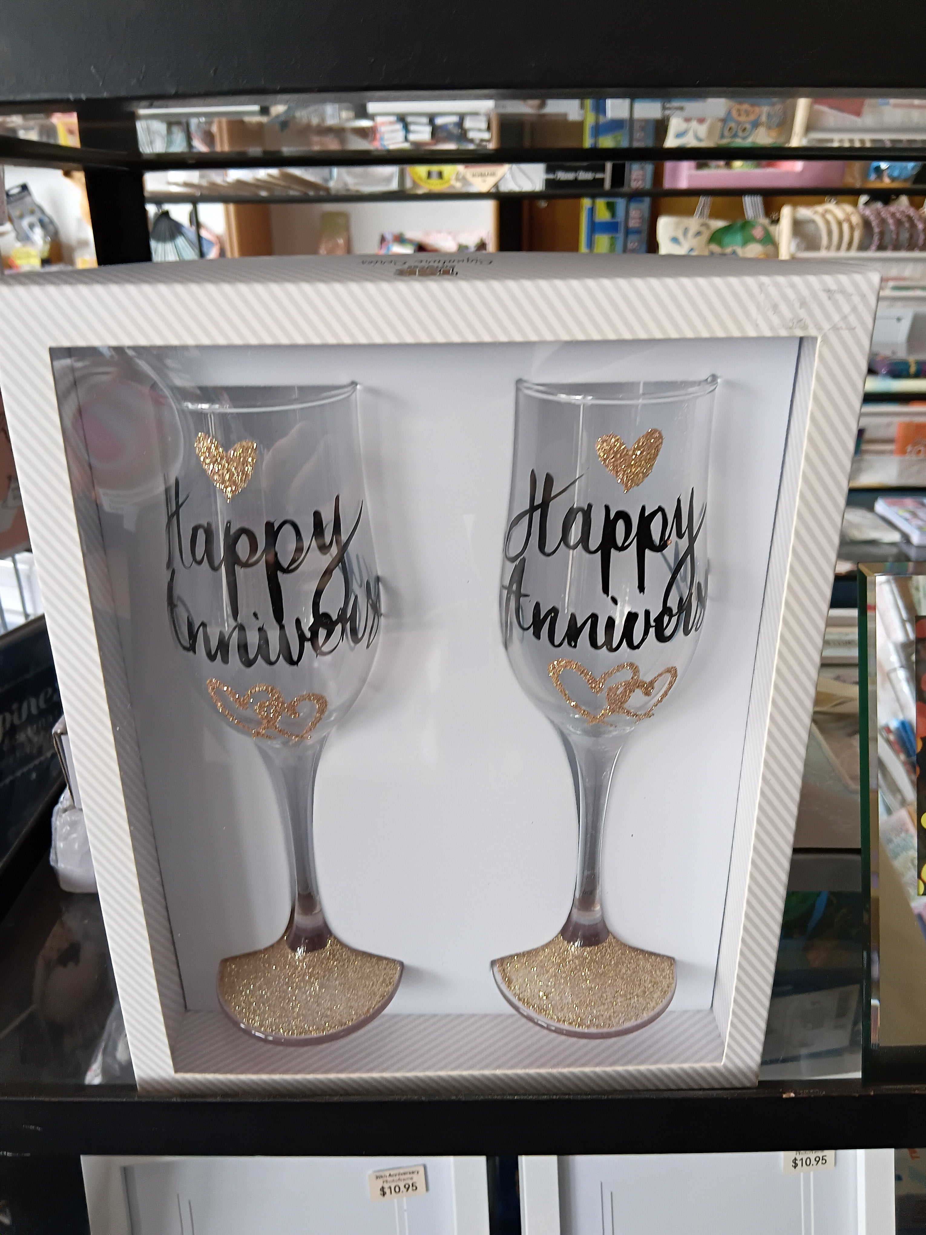 Happy Anniversary Champagne Glass – Celebrate Love in Style