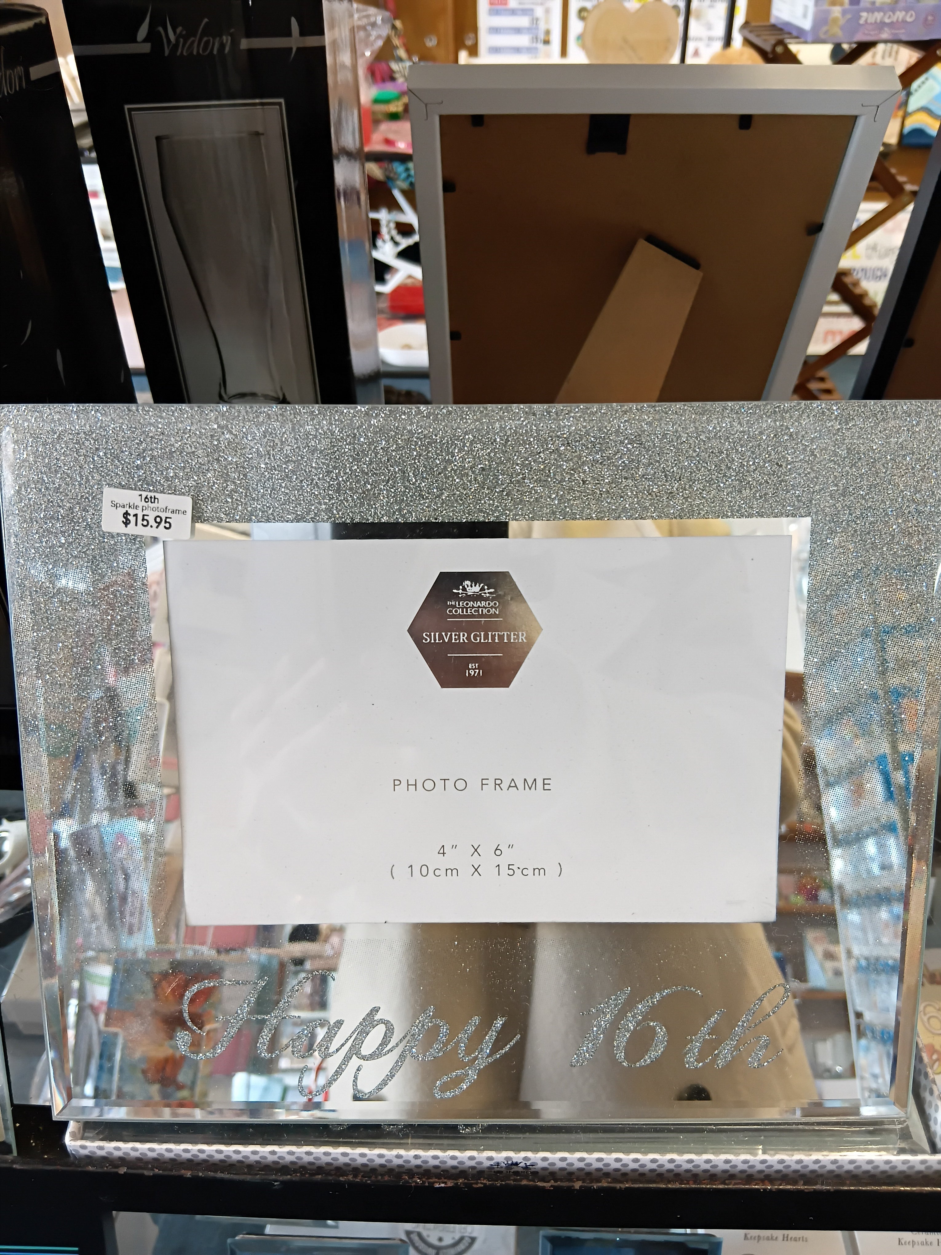 16th Birthday Mirror photo frame