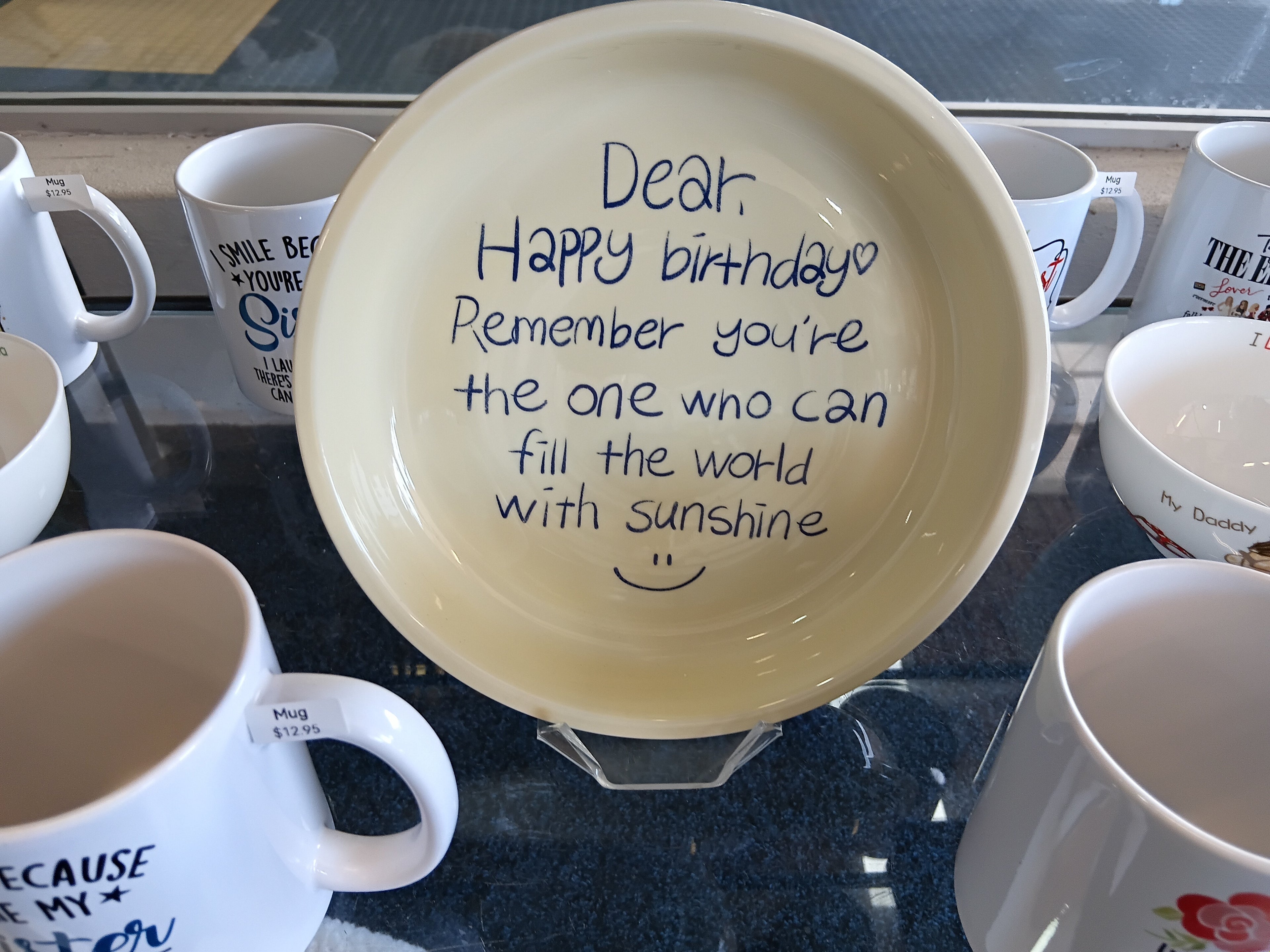 HBD Round Plate – Fun & Colourful Birthday Party Tableware