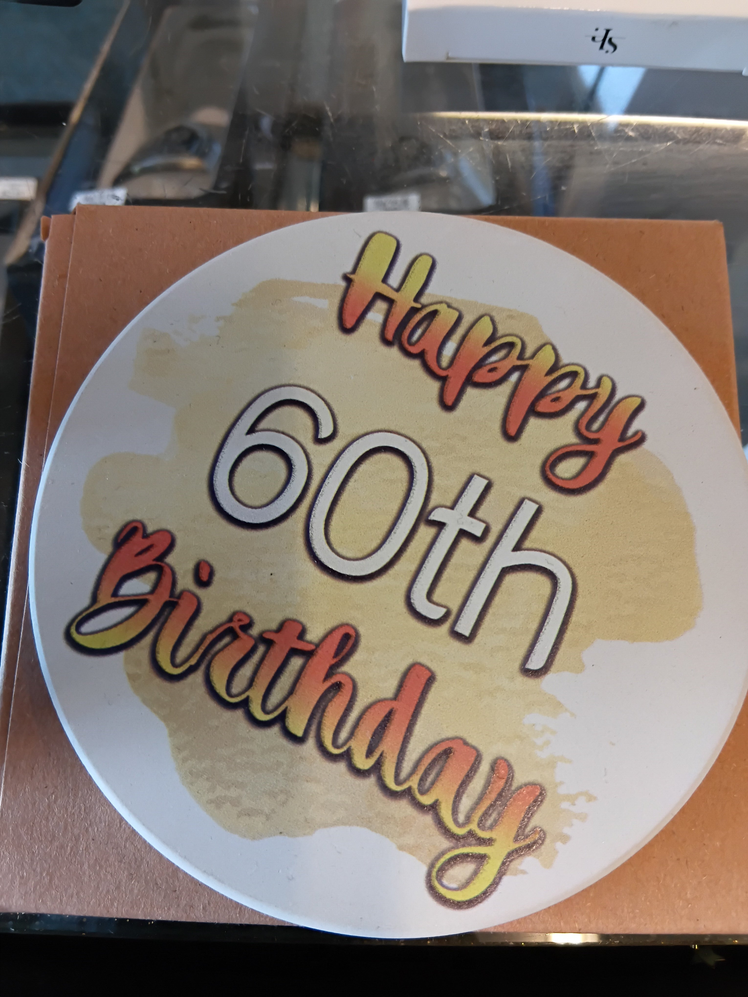 60th Birthday Coasters