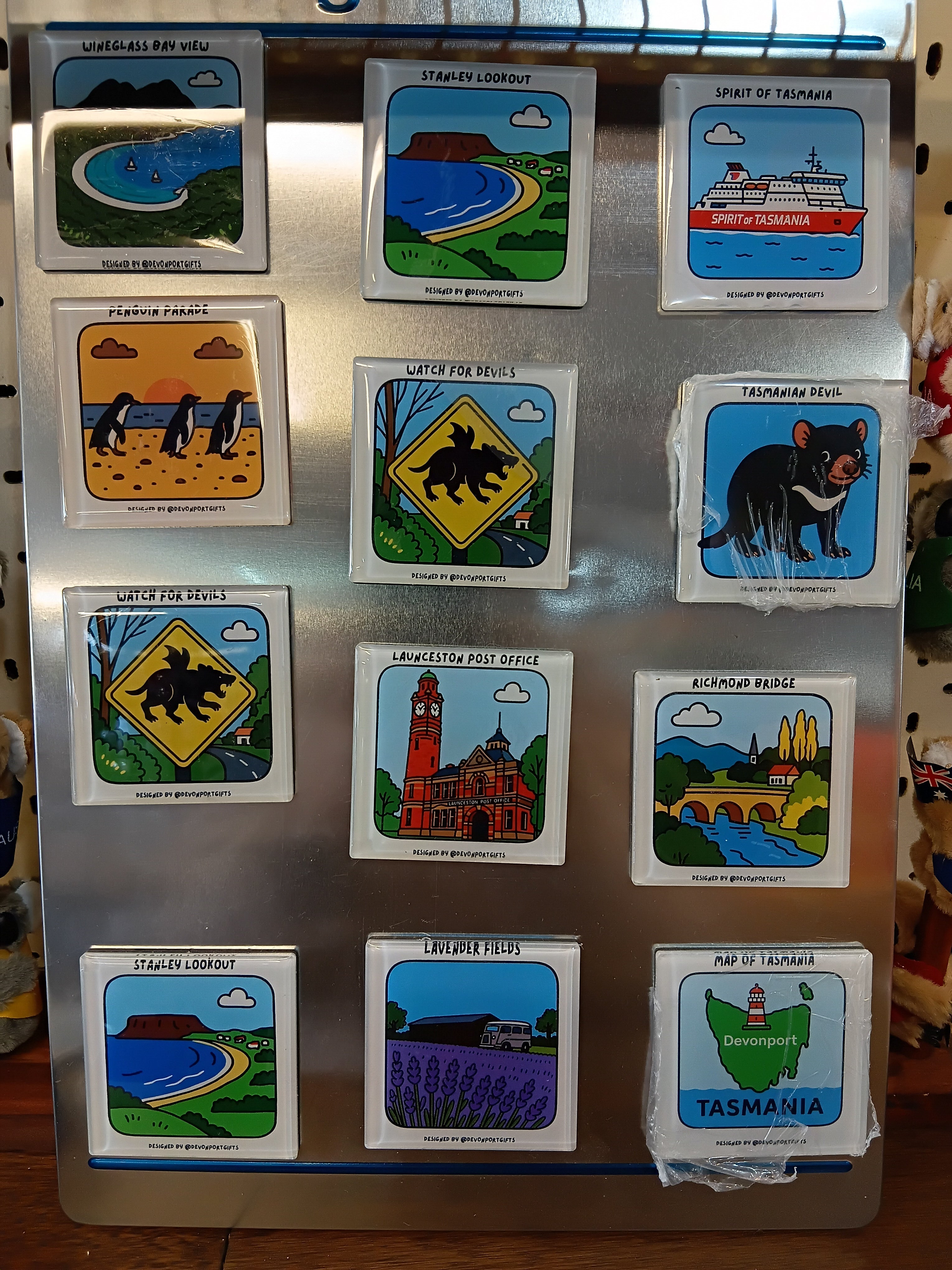 TAS iconic Refrigerator magnet tasmania souvenirs