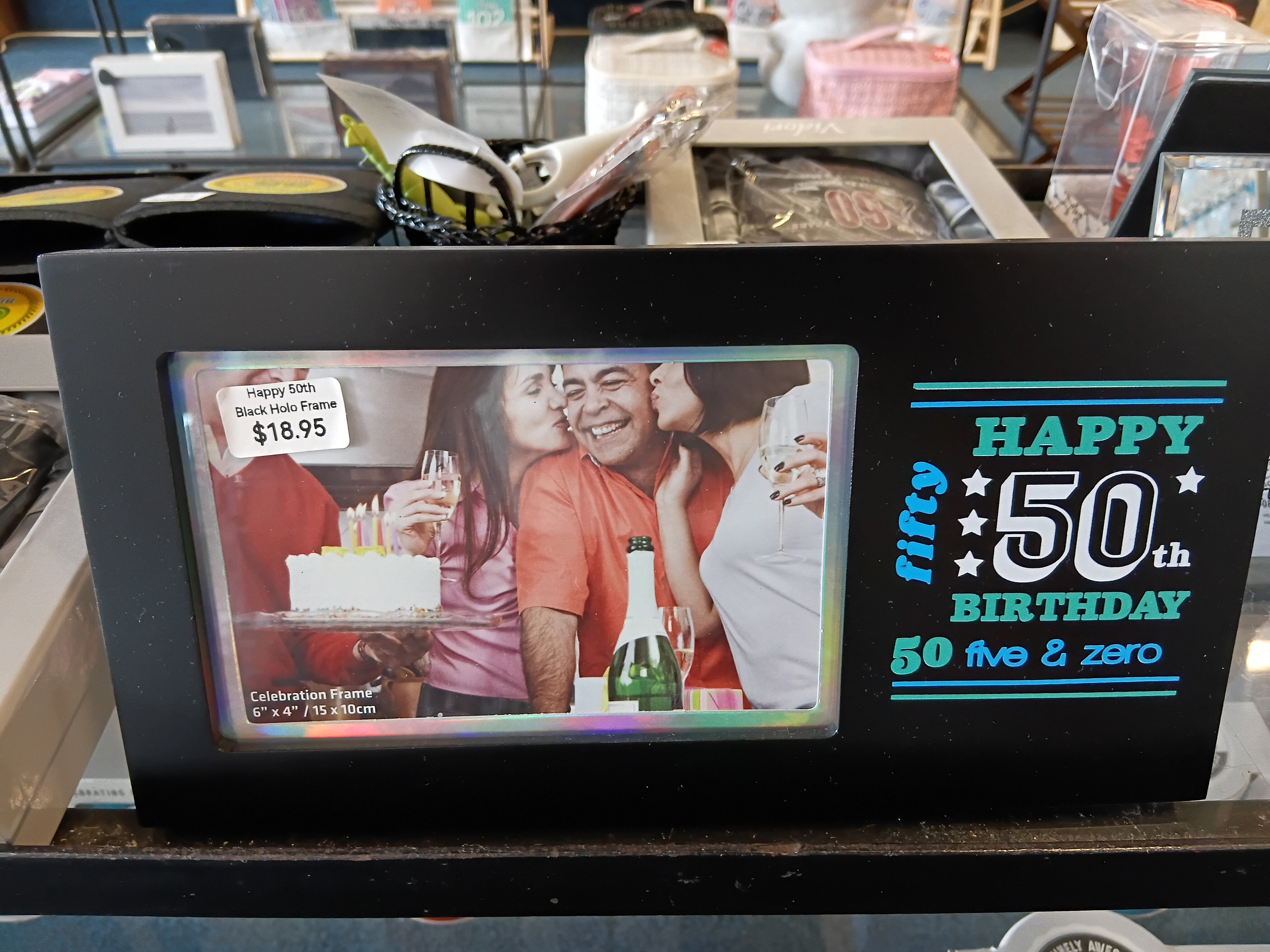 50th Birthday Photo Frame