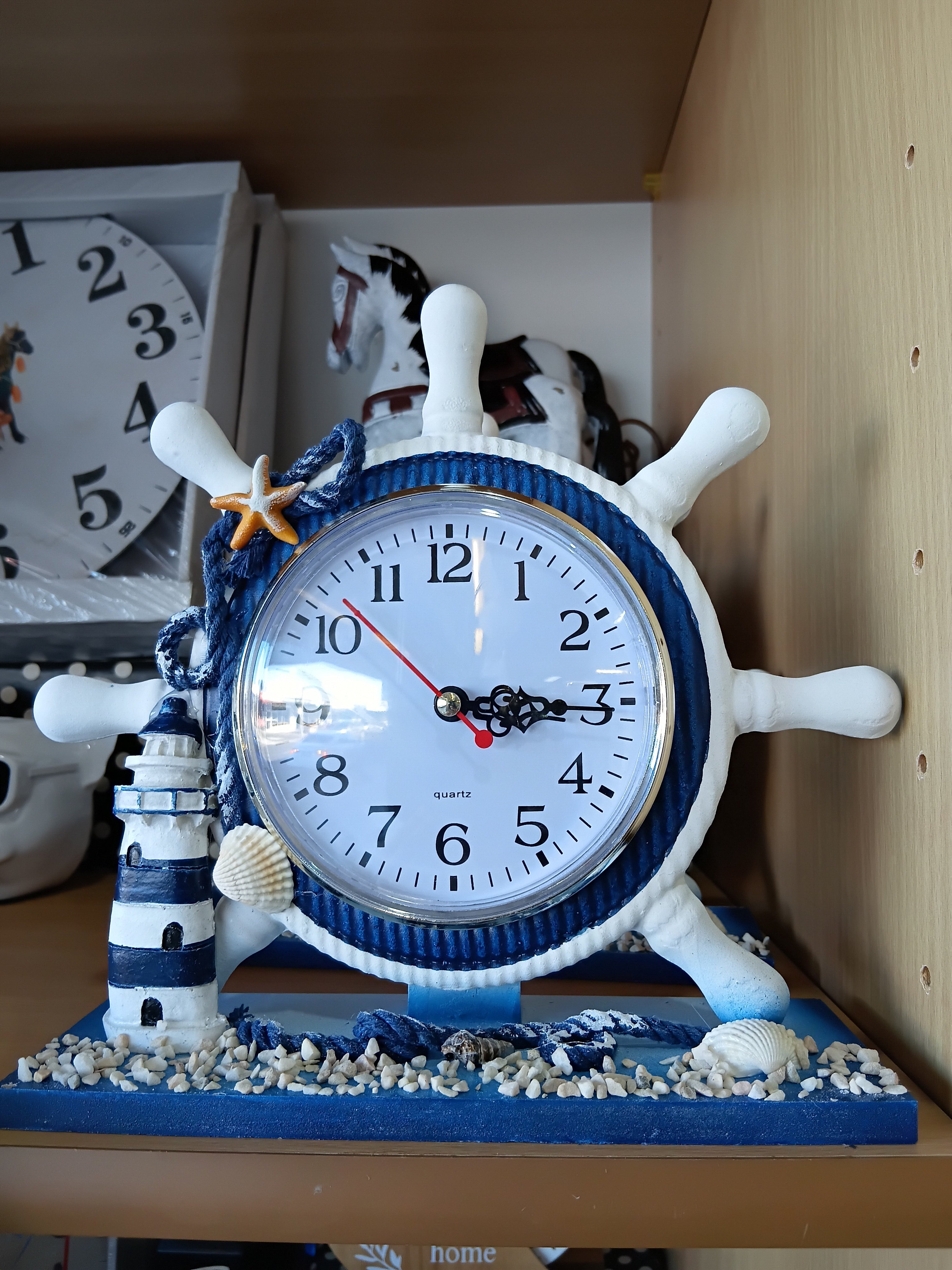 Seaside Clock – Coastal Home Décor Wall Clock
